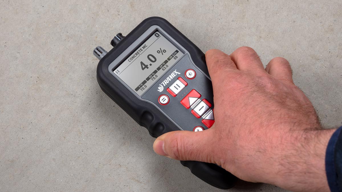 CMEX5 on concrete