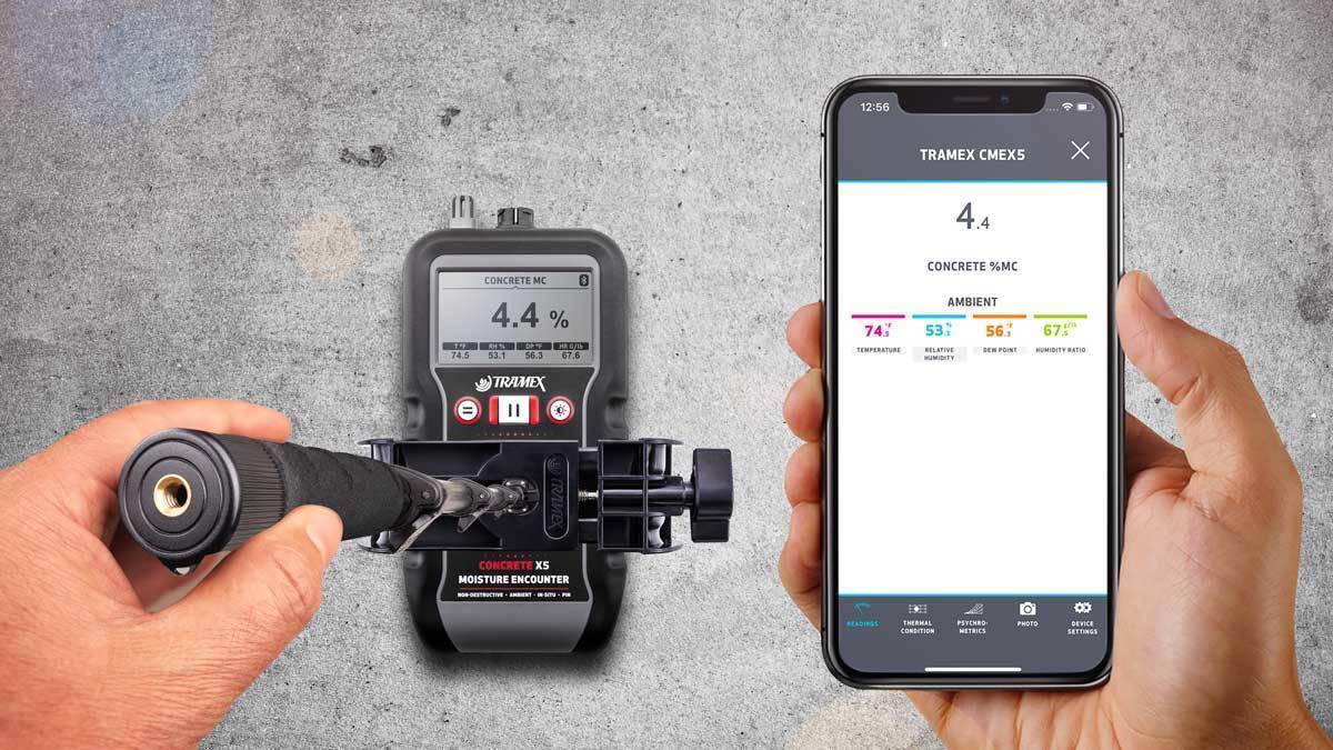 Tramex CMEX5 Concrete Moisture Meter - An Introduction