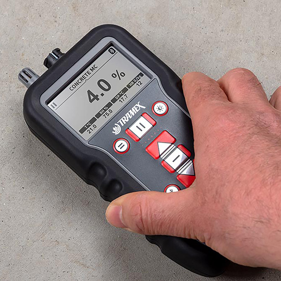 CME5 concrete moisture meter calibrated for concrete Moisture Content