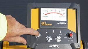 Tramex Dec Scanner Control Panel