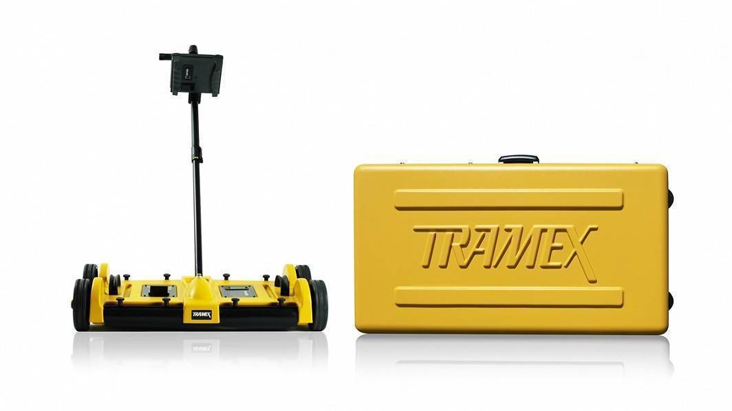 Tramex Dec Scanner with Yellow Case on white bg