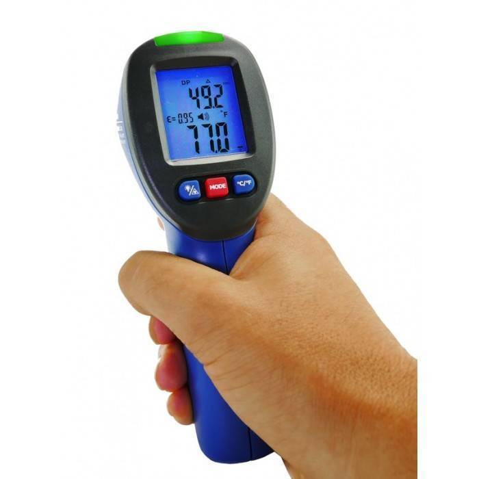 Infrared Surface Thermometer and Dew Point Detector - IRT2DP