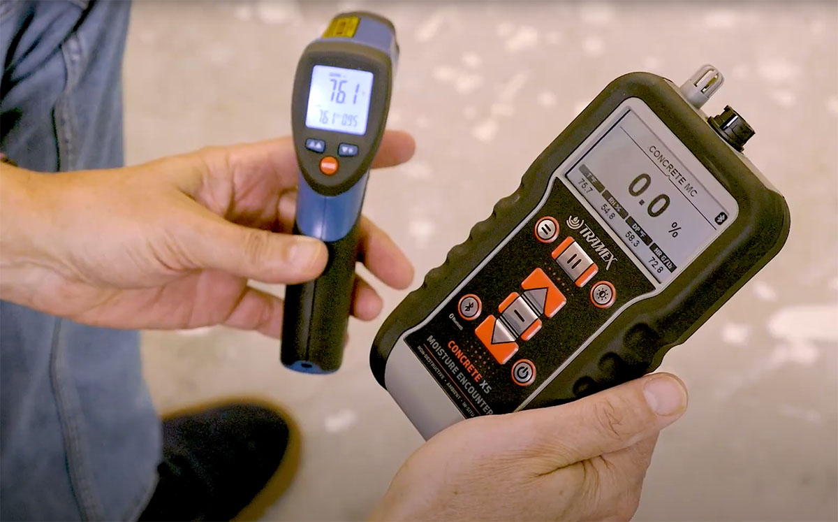 Avoid dew-point moisture related floor failures with this Quick Check Procedure at the time of installation