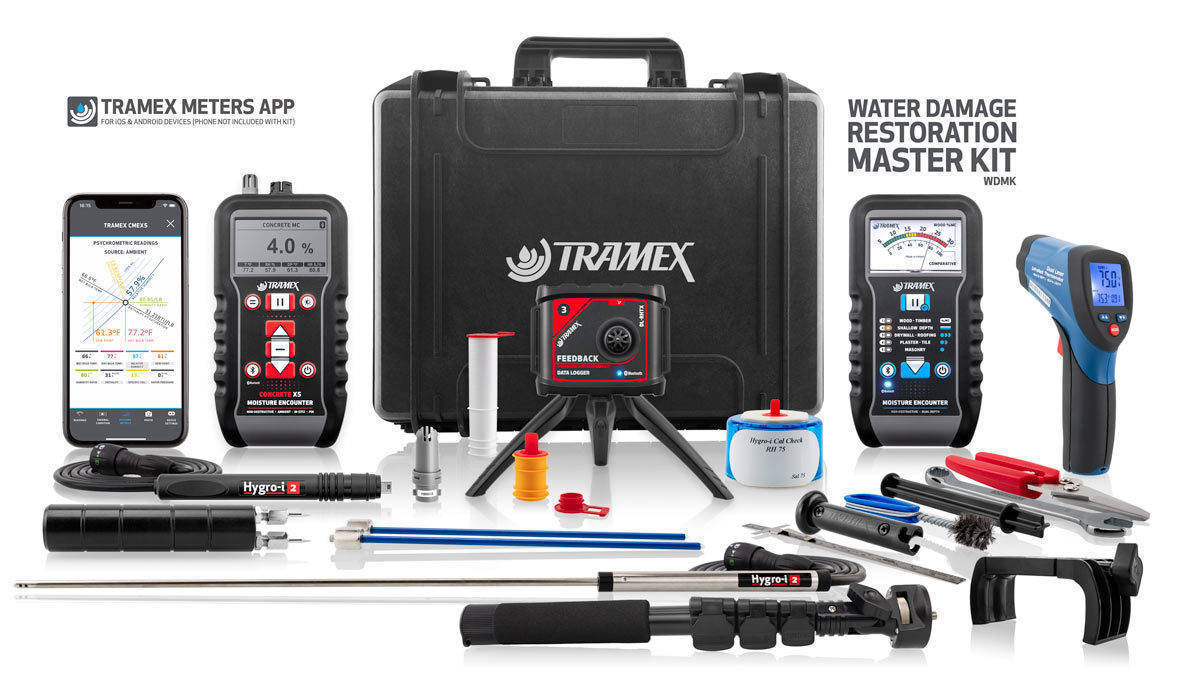 Tramex Water Damage Restoration Master Kit