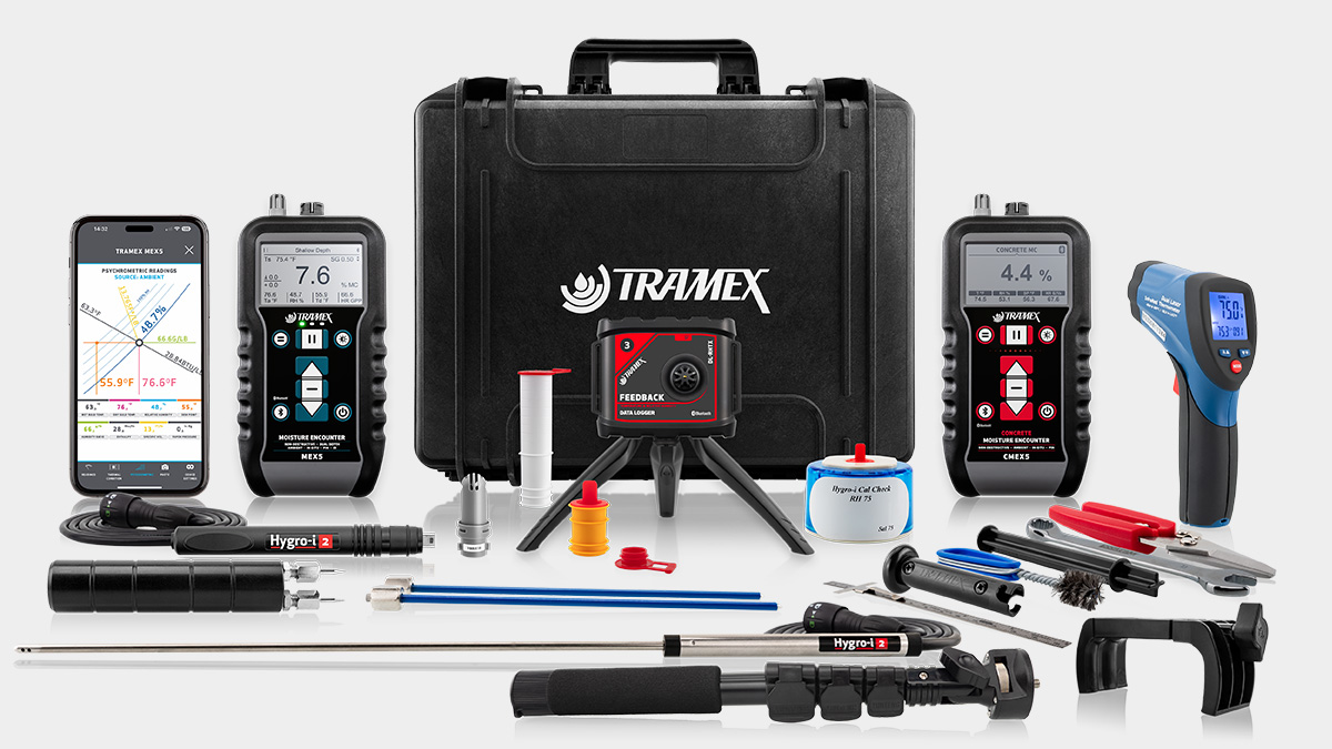 Tramex Water Damage Restoration Kit X